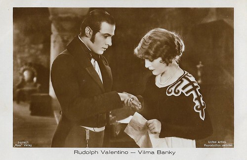 Rudolph Valentino and Vilma Banky in The Eagle (1925)