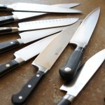 Knives just sharpened by Bill Magee
