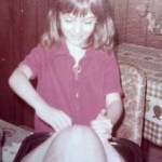 Kathleen Flinn as kid stuffing a turkey_edited