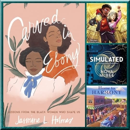 A teaser collage of four Noteworthy Reads award winners