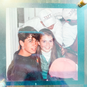 picture of teenage Peter and Amy Julia when they first met at Taft