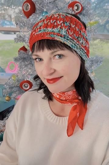 Head Over Holidays (Tunisian Crochet) Headband, by Toni Lipsey