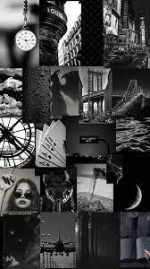 Black and white aesthetic background collage | Black aesthetic wallpaper, Black and white aesthetic, Black and white picture wall