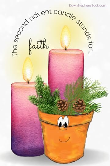 4 weeks of advent the second week is about FAITH