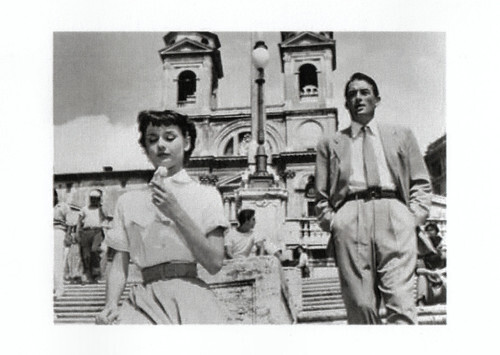 Audrey Hepburn and Gregory Peck in Roman Holiday (1953)