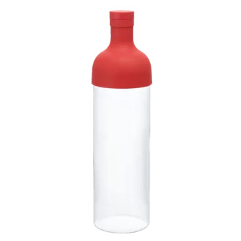 Hario cold brew fles 750ml - rood - Thee.be