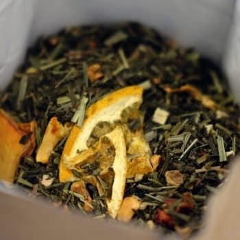 Groene thee met passievrucht Orange Passion - Thee.be