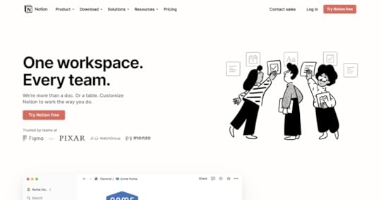 project management tool notion is also design collaboration tool