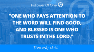 Trust Beats Pride Every Day – Proverbs 16:20