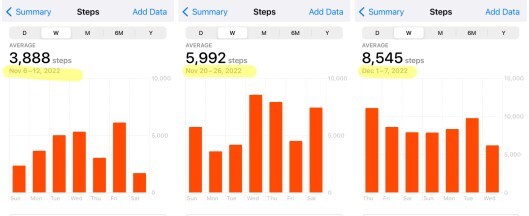 step count from Apple Health