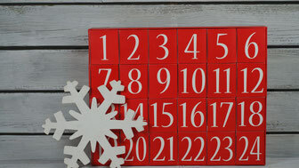 roter Adventskalender