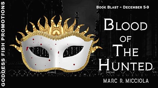 Goddess Fish book tour banner for Blood of the Hunted