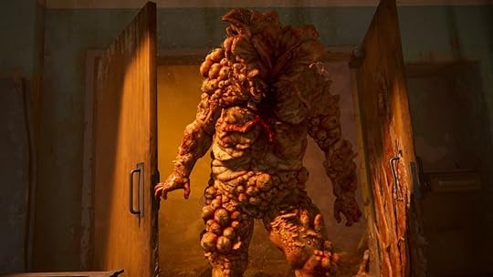 The enormous, pustule-covered Bloater infected is a formidable boss in The Last of Us.