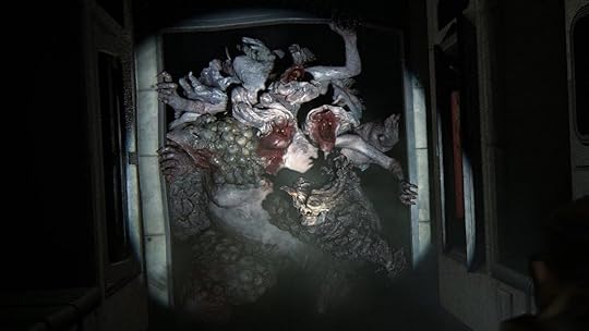 A truly grotesque site, a mass of bodies and fungus, is the Rat King infected in The Last of Us Part II
