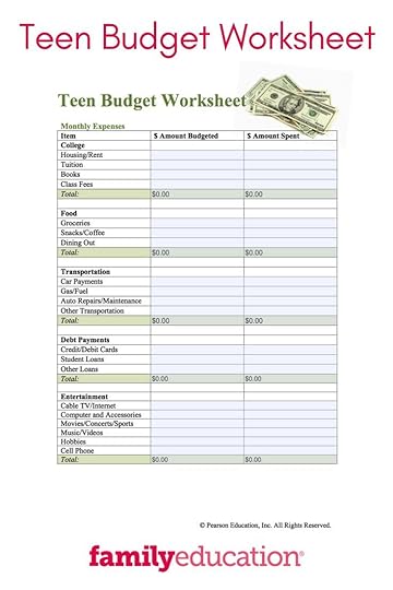 12 Fun Budgeting Activities PDFs for Students (Kids & Teens)