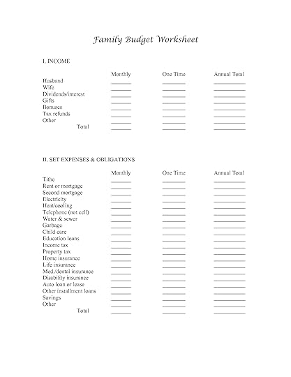 Budget Worksheet For Young Adults Budgeting Worksheets