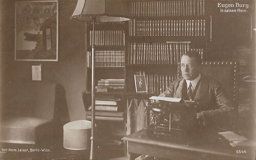 Eugen Burg in seinem Heim