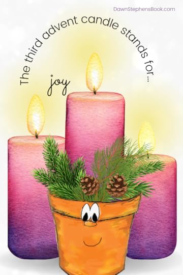 what js advent? the third candle stands for joy. prayer for advent wreath