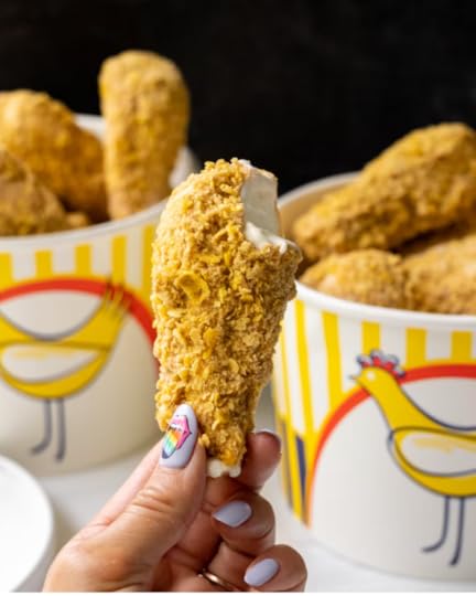 not fried chicken ice cream bucket