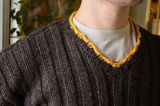 Close-up detail of the neck and shoulder on Jude