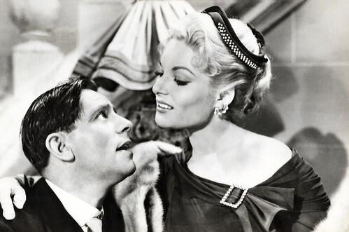 Norman Wisdom and Belinda Lee in Man of the Moment (1955)