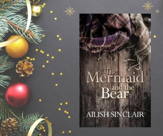 The Mermaid and the Bear by Ailish Sinclair. Christmas image.