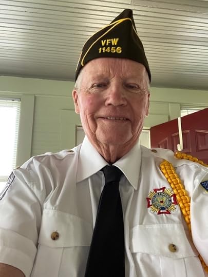 Veteran in VFW uniform