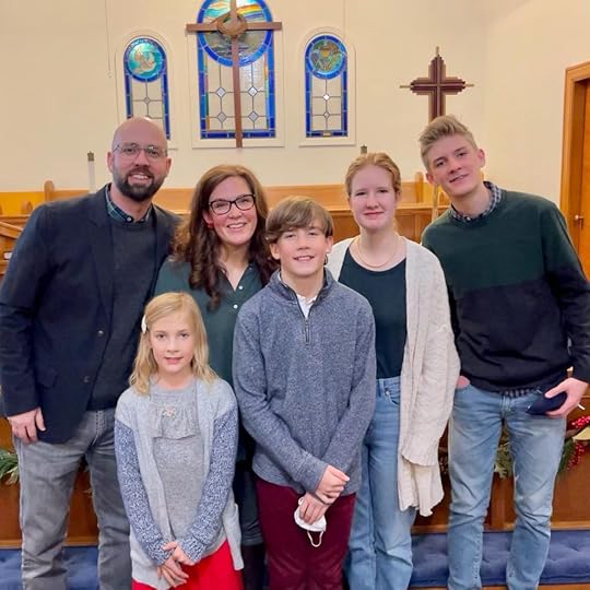 family at church
