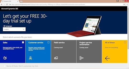Start a Free Trial for Microsoft Dynamics 365| Microsoft.