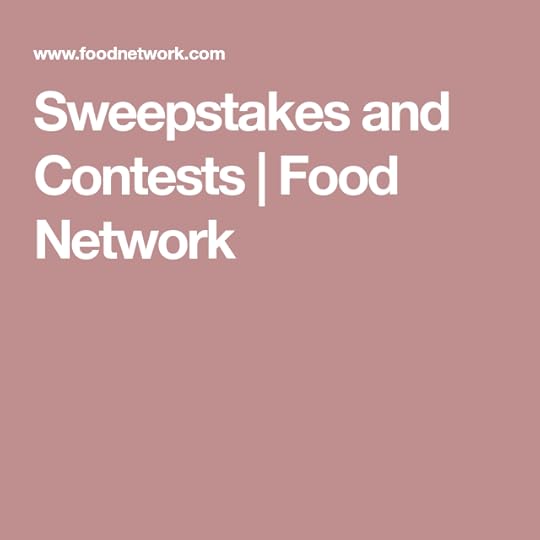 Sweepstakes Food & Wine