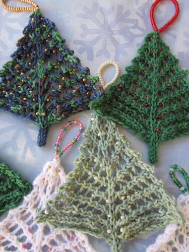 Itty bitty beaded tree pattern