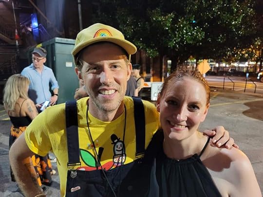 Andrew McMahon & me.