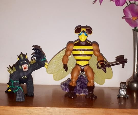 Buzz-Off and a Schleich gorilla