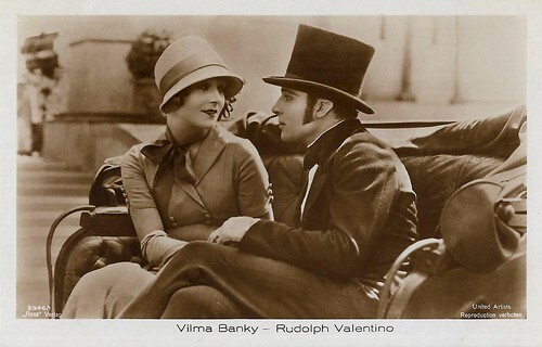 Rudolph Valentino and Vilma Banky in The Eagle (1925)