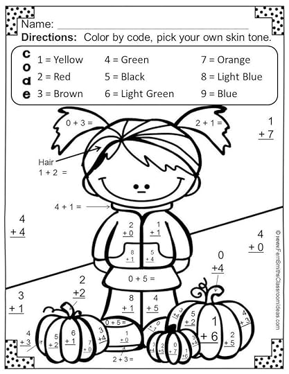 Mystery color by Number free Printables signalduo.com