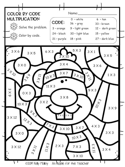 Addition Color by Number Printable Parents