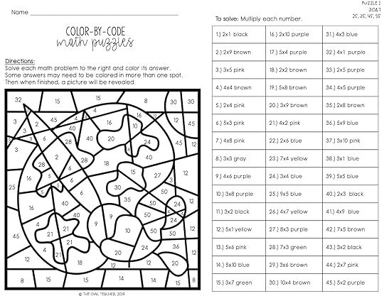 Math Coloring – Coloring Squared