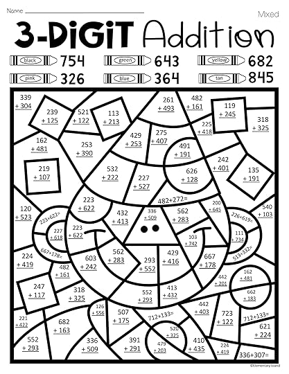 Multiplication Color By Number Printable Parents