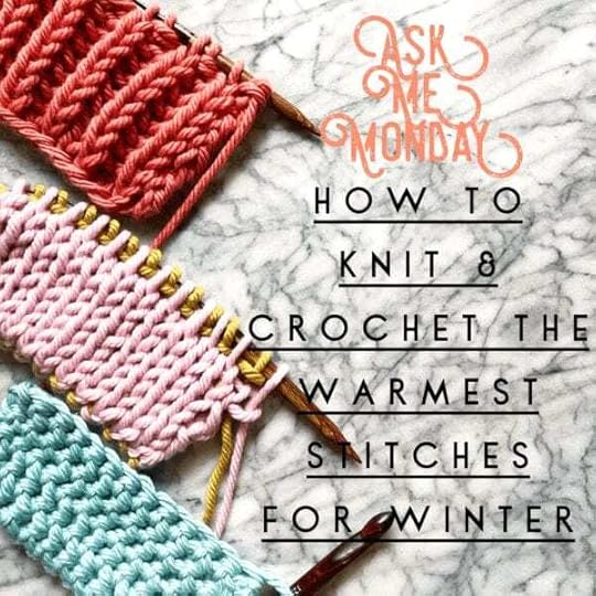 Top 5 of 2019 Warmest Knit Stitches