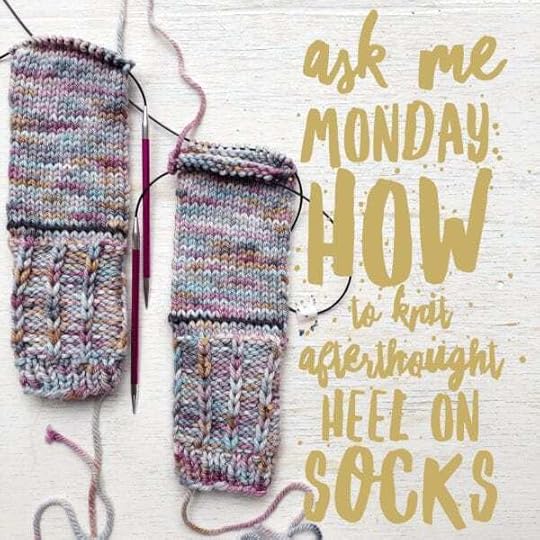 How to Knit an Afterthought Heel | Vickie Howell shows how to knit socks on a circular needle, using the Magic Loop Method, and knitting the afterthought heel. This is the second part of a 2-part tutorial on knitting two socks at a time. #howtoknit #knittingsocks #socks #tutorial #afterthoughtheel #vickiehowell #askmemonday
