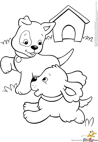 Free Printable Dogs and Puppies Coloring Pages for Kids