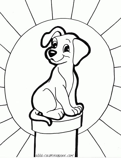Coloring Pages With Cute Puppies Coloring Home
