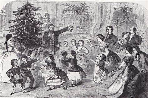 19th Century illustration: ���Christmas Party���
