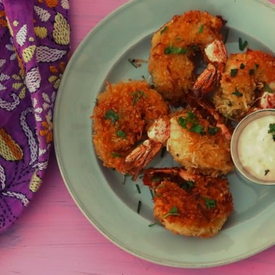 Lime, Ginger and Green Chili Fried Shrimp