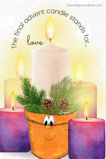 the last candle we light in the advent wreath is white and it stands for love