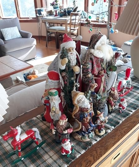 Kate Rauner's Santa collection