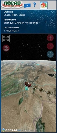 NORAD's Santa Tracker