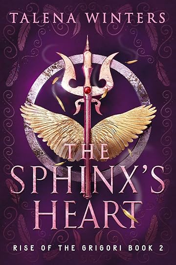 Current cover for The Sphinx's Heart with the Heart on the trident