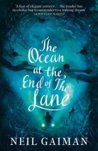 Cover for The Ocean at the End of the Lane by Neil Gaiman.