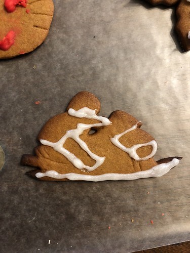 gingerbread snowmobile